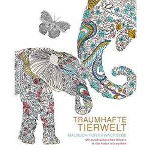 Malbuch für Erwachsene: Traumhafte Tierwelt: Mit ausdrucksvollen Bildern in die Natur eintauchen